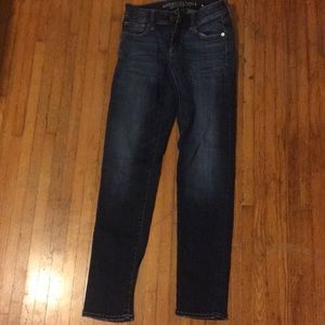 Dark boot cut jeans